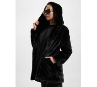 Urban Classics Ladies Hooded Teddy Coat Frauen in Gr. XXL in Schwarz