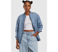 Urban Classics Jeansjacke Oversized Skater-Jacke Damen 100% Baumwolle New Light Blue Gr. S