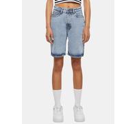Urban Classics Damen-Bermuda 90er, hellblau getönt, gewascht, Größe 31