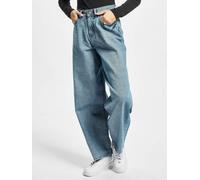 moderne Urban Classics Damen Jeans Reißverschluss Taschen 370 g/m² mit Baumwolle Blau 30