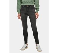 Urban Classics Women's TB5099-Ladies Mid Waist Skinny Jeans Pants, Black Washed, 27