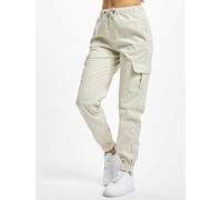 moderne URBAN CLASSICS Damen Jeans Stretch Kordelzug Taschen mit Baumwolle Beige XL