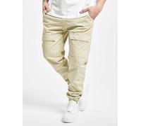 Urban Classics Herren Cargohose – Fronttasche, Kordelzug, Reißverschluss, 320 g/m², Beige XXL