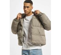 moderne URBAN CLASSICS Herren Jacke Reißverschluss Taschen 96 g/m² Grau L