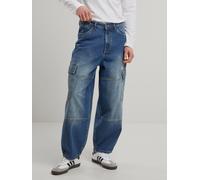 Urban Classics Konisch Zulaufende Heavy Ounce Baggy Cargo Jeans für Herren - 30