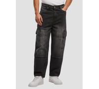 moderne Urban Classics Herren Jeans Reißverschluss Taschen mit Baumwolle Schwarz 30