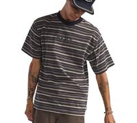 Moderne Vans Cameron Stripe SS Knit Herren T-Shirt VN000P8M-12761 Braun S