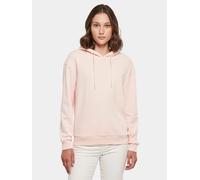 moderner Build Your Brand Damen Hoodie Kordelzug Rippstrick 300 g/m² mit Baumwolle Rosa M
