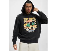 moderner Just Rhyse Herren Hoodie große Kapuze Kapuze mit Baumwolle Schwarz M