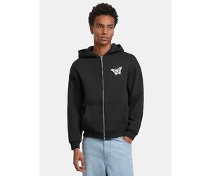 moderner Mister Tee Herren Hoodie 330 g/m² mit Baumwolle Schwarz XXL