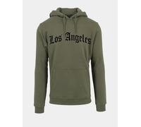 moderner Mister Tee Herren Hoodie Kordelzug Kapuze mit Baumwolle Khaki XS