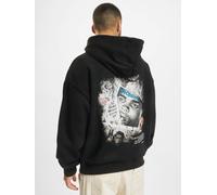 moderner MJ GONZALES Herren Hoodie große Kapuze Kapuze 460 g/m² mit Baumwolle Schwarz S