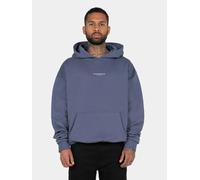 moderner MJ Gonzales Herren Hoodie große Kapuze Rippbündchen 460 g/m² mit Baumwolle Blau S