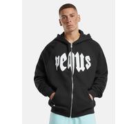 Kapuzenpullover PEQUS "PEQUS PEQUS Mythic Zip-Hoodie", Herren, Gr. M, schwarz, 100% Baumwolle, mehrfarbig, oversize, ohne Ausschnitt, Pullover Kapuzenpullover (33937929-M) schwarz