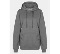 Kapuzensweatshirt MISTERTEE "MisterTee Basic Hoodie", Herren, Gr. M, grau melange, 80% Baumwolle, 20% Polyester, unifarben, Sweatshirts (23513563-M) grau melange