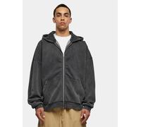 moderner Urban Classics Herren Hoodie große Kapuze Reißverschluss 360 g/m² mit Baumwolle Schwarz 5XL