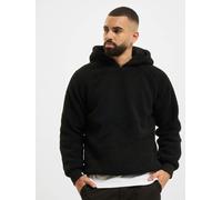 moderner URBAN CLASSICS Herren Hoodie Rippbündchen Kapuze 330 g/m² Schwarz L