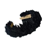 Modernes Blumen-Stirnband, florales Netz-Haar-Accessoire, florales Haarband, geeignet für mehrere Frisuren und Outfits, bequemes Haarband für Mädchen