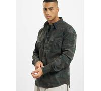 Brandit Shirt Slim Fit Langarm Woodland Größe XL