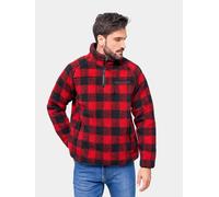 modernes Brandit Herren Sweatshirt Rot/Schwarz L
