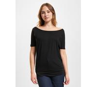 modernes Build Your Brand Damen T-Shirt 120 g/m² mit Baumwolle Schwarz 3XL