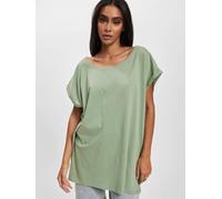 modernes Build Your Brand Damen T-Shirt 140 g/m² mit Baumwolle Grün M
