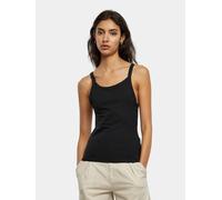 modernes Build Your Brand Damen T-Shirt Stretch Slim Fit 180 g/m² mit Baumwolle Schwarz XXL