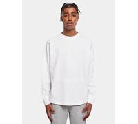 modernes Build Your Brand Herren Sweatshirt Oversize 220 g/m² mit Baumwolle Weiß 4XL