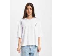 modernes Dangerous DNGRS Damen T-Shirt Oversize 180 g/m² mit Baumwolle Weiß L