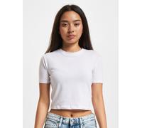 modernes DEF Damen T-Shirt mit Baumwolle Weiß M