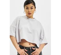 modernes DEF Damen T-Shirt Stretch mit Baumwolle Flieder-Violett M