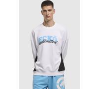 Sweater ECKO UNLTD. "Ecko Unltd. Pullover Drap", Herren, Gr. 4XL, hellweiß, 80% Baumwolle, 20% Polyester, Rundhals, Sweatshirts Sweater (67418234-4XL) hellweiß