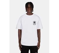 modernes Lost Youth Herren T-Shirt Oversize 240 g/m² mit Baumwolle Weiß 4XL