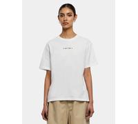 Miss Tee Damen T-Shirt I Don't Give A Tee Weiß Größe M