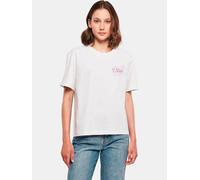 Miss Tee Good Vibings Wording T-Shirt white Damen Gr. M