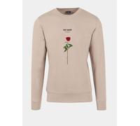 modernes Mister Tee Herren Sweatshirt mit Baumwolle Beige XS