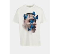 modernes Mister Tee Herren T-Shirt 240 g/m² mit Baumwolle Weiß 5XL