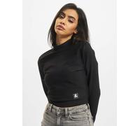 modernes Starter Damen Sweatshirt Stretch Slim Fit 300 g/m² Schwarz M