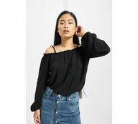 Urban Classics Frauen Bluse Cold Shoulder in schwarz S schwarz