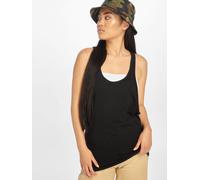 URBAN CLASSICS LADIES LOOSE TANK, Größe:S, Farbe:black/black