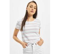 Urban Classics Damen TB3650-Ladies Stripe Cropped Tee T-Shirt, White/girlypink, S
