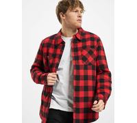 modernes URBAN CLASSICS Herren Polo-Shirt Taschen 125 g/m² mit Baumwolle Rot/Schwarz L