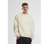modernes Urban Classics Herren Sweatshirt Rippbündchen 330 g/m² mit Baumwolle Ecru-Weiß XXL