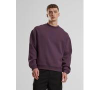 modernes URBAN CLASSICS Herren Sweatshirt Rippbündchen 330 g/m² mit Baumwolle Violett 3XL