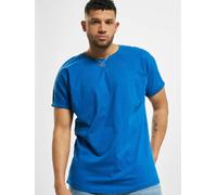 Urban Classics Long Shaped Turnup Tee in Gr. L in Blau