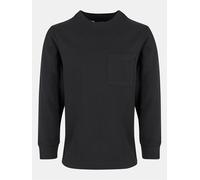 Urban Classics Jungen Sweatshirt Boys Heavy Oversized Pocket Longsleeve, Langarmshirt für Jungen, black, 146/152