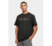 Urban Classics T-Shirt Script Logo Tee Schwarz 100% Baumwolle Oversize Rundhals Größe M