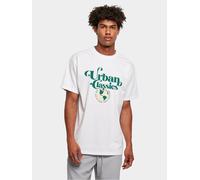 Urban Classics Herren T-Shirt Organic Globe Logo – Weiß – Größe L