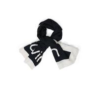 Modeschal CALVIN KLEIN "BOLD LOGO CONTRAST SCARF", Damen, schwarz, Web, Kunstfaser, kontrastfarbene Details, unifarben, Modetücher Modeschal, mit Markenlogoprint (34606819-0)
