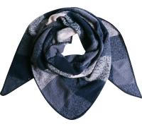 Modeschal CAPELLI NEW YORK, Damen, blau (navy combo), Web, Polyester, kariert, mehrfarbig, meliert, Modetücher Modeschal, Karomuster, Dreieckstuch, wärmend (36271764-0)